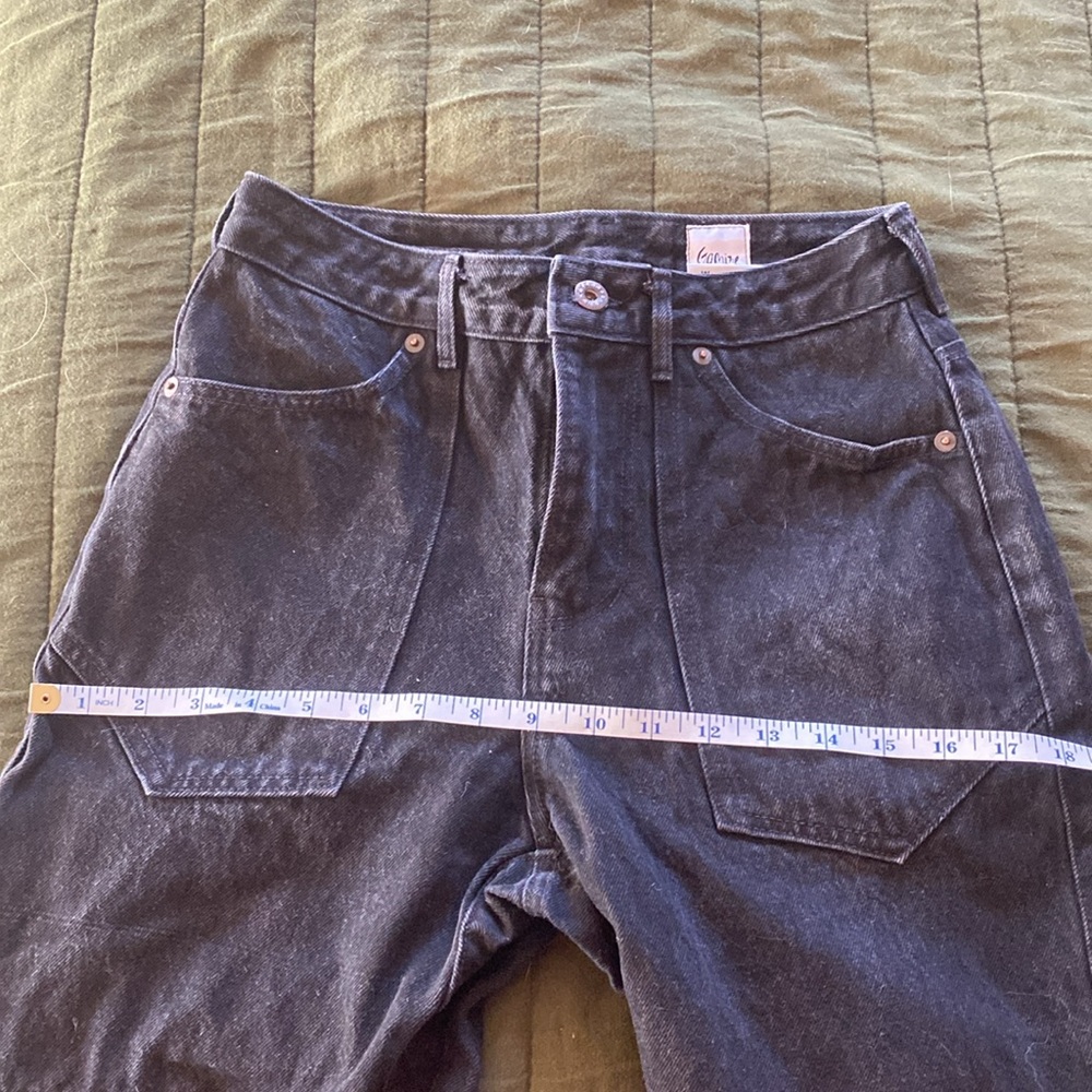 Gamine Workwear Madame X Dungaree Sz 28 Inseam 28! - Picture 7 of 9